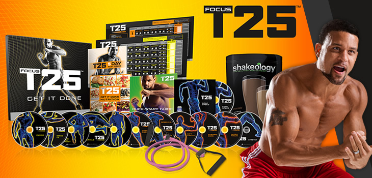  Beachbody Shaun T Workout DVD, Focus T25 Gamma Cycle, Home  Exercise Fitness Videos, Strength Training Workout, Includes Four 25 Minute  Cardio & Resistance Workout DVDs : Beachbody, Shaun T.: Movies 